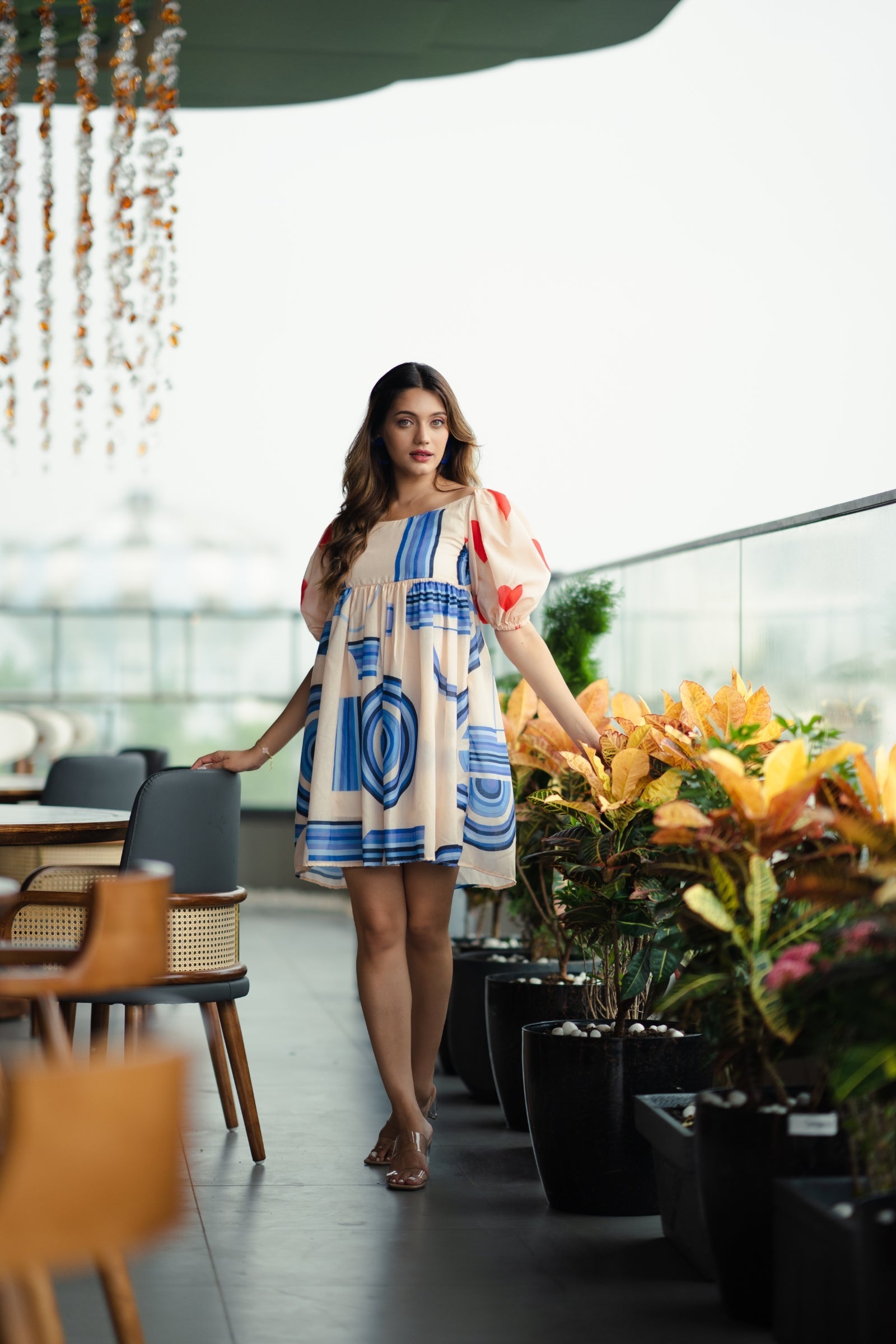 Geometric Heart Midi Couple Set