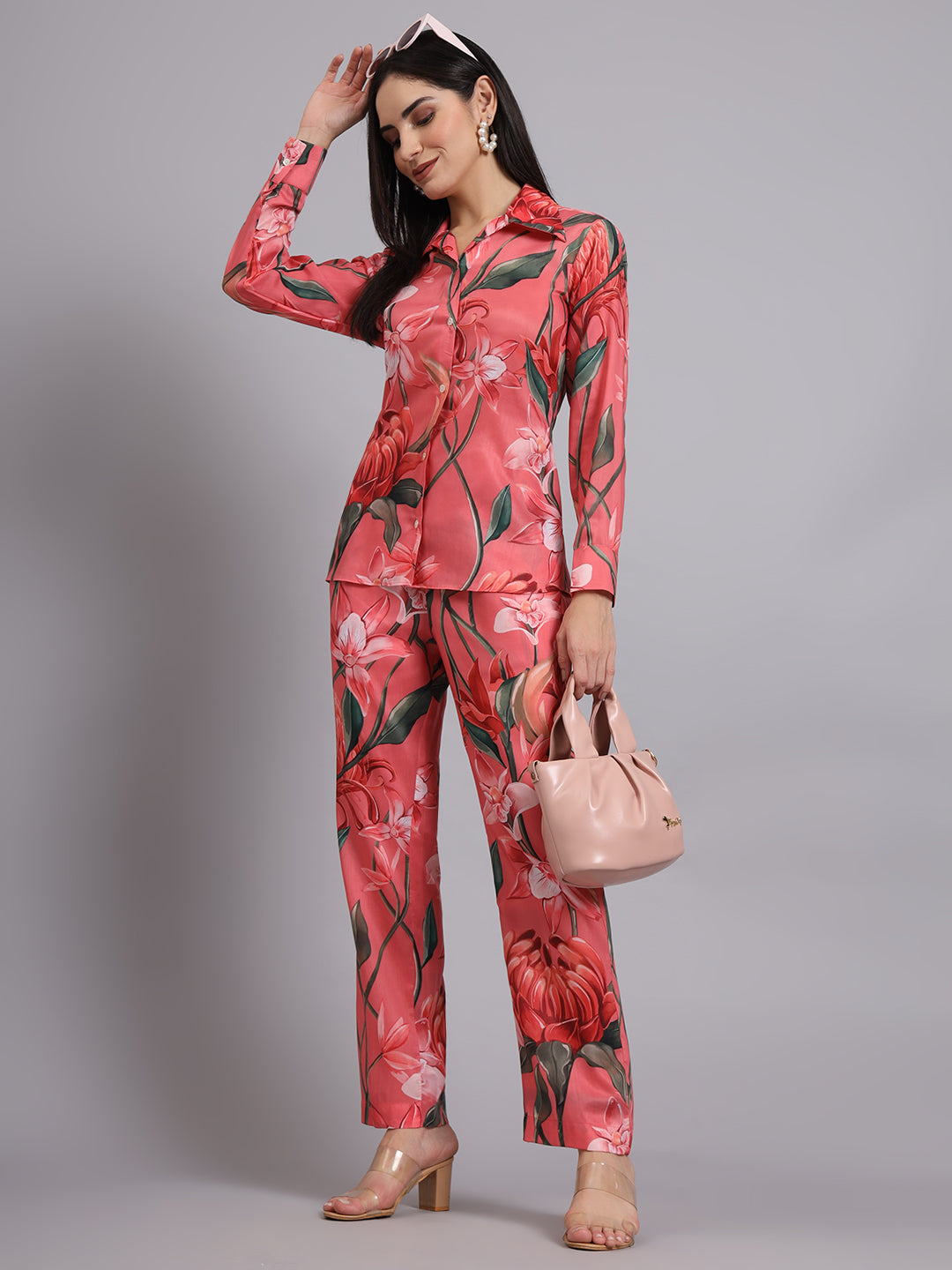 FLORAL BLOOM MUSLIN COORD SET