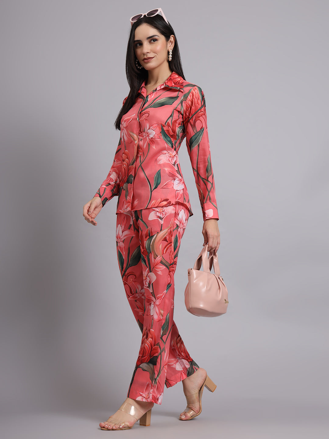 FLORAL BLOOM MUSLIN COORD SET