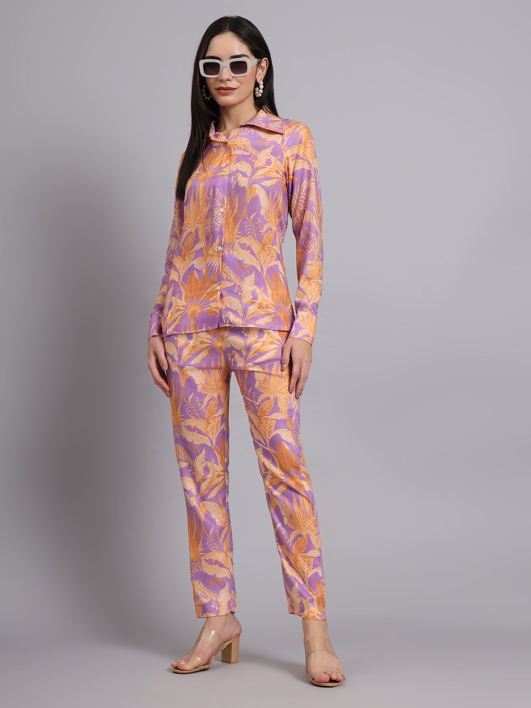 SUNSET BLOOM MUSLIN COORD SET
