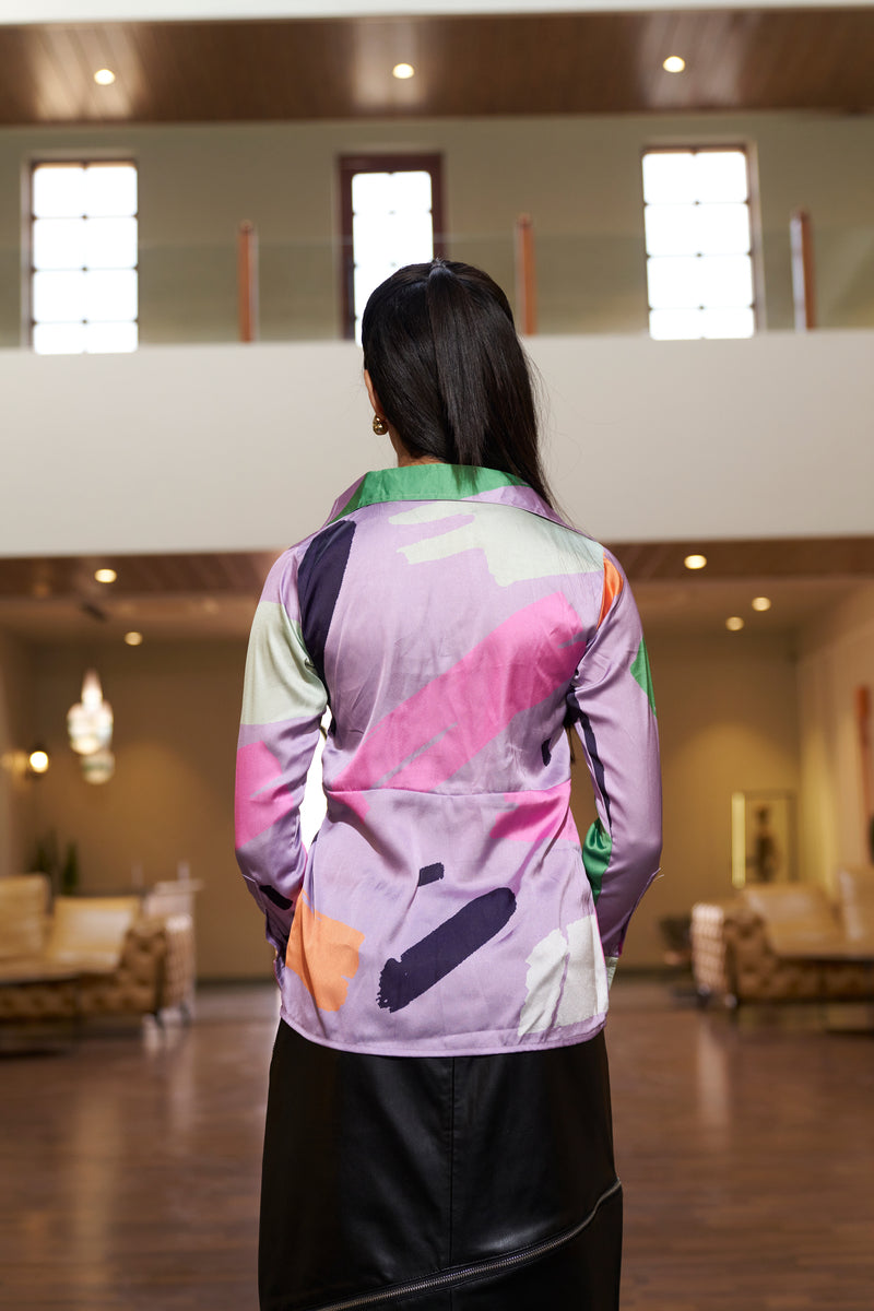 Purple cow fullsleeves top