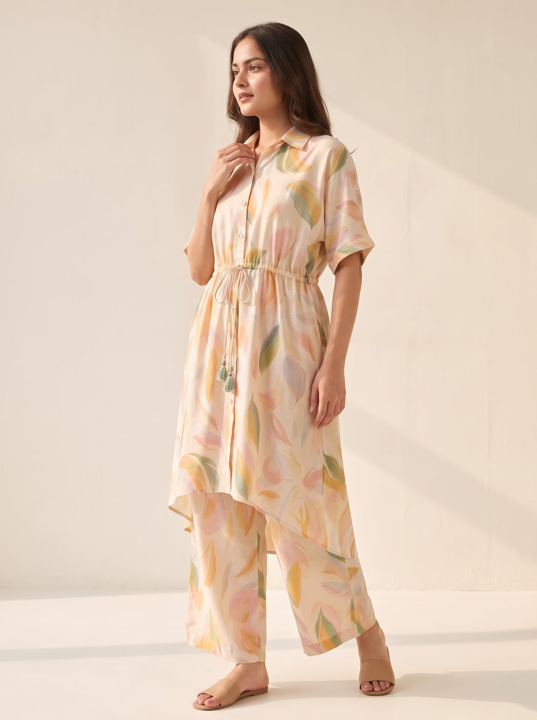 Pastel Abstract Printed Co-ord Set