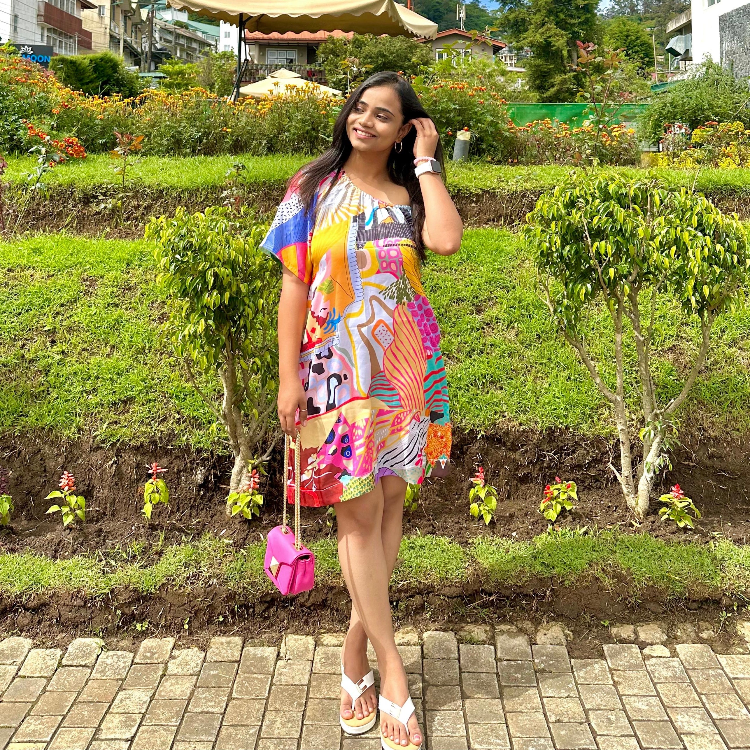 One side Dress & Man&