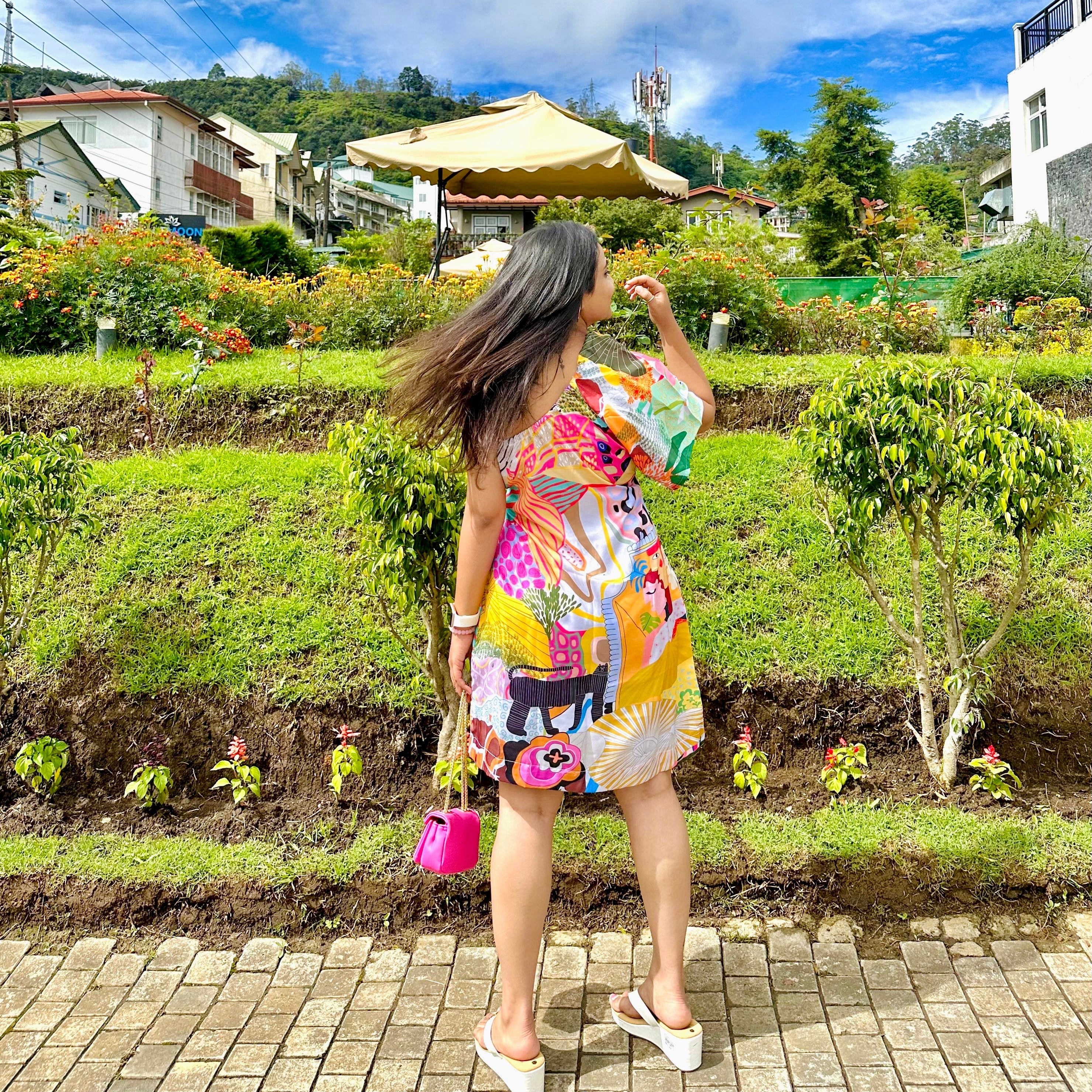 One side Dress & Man&