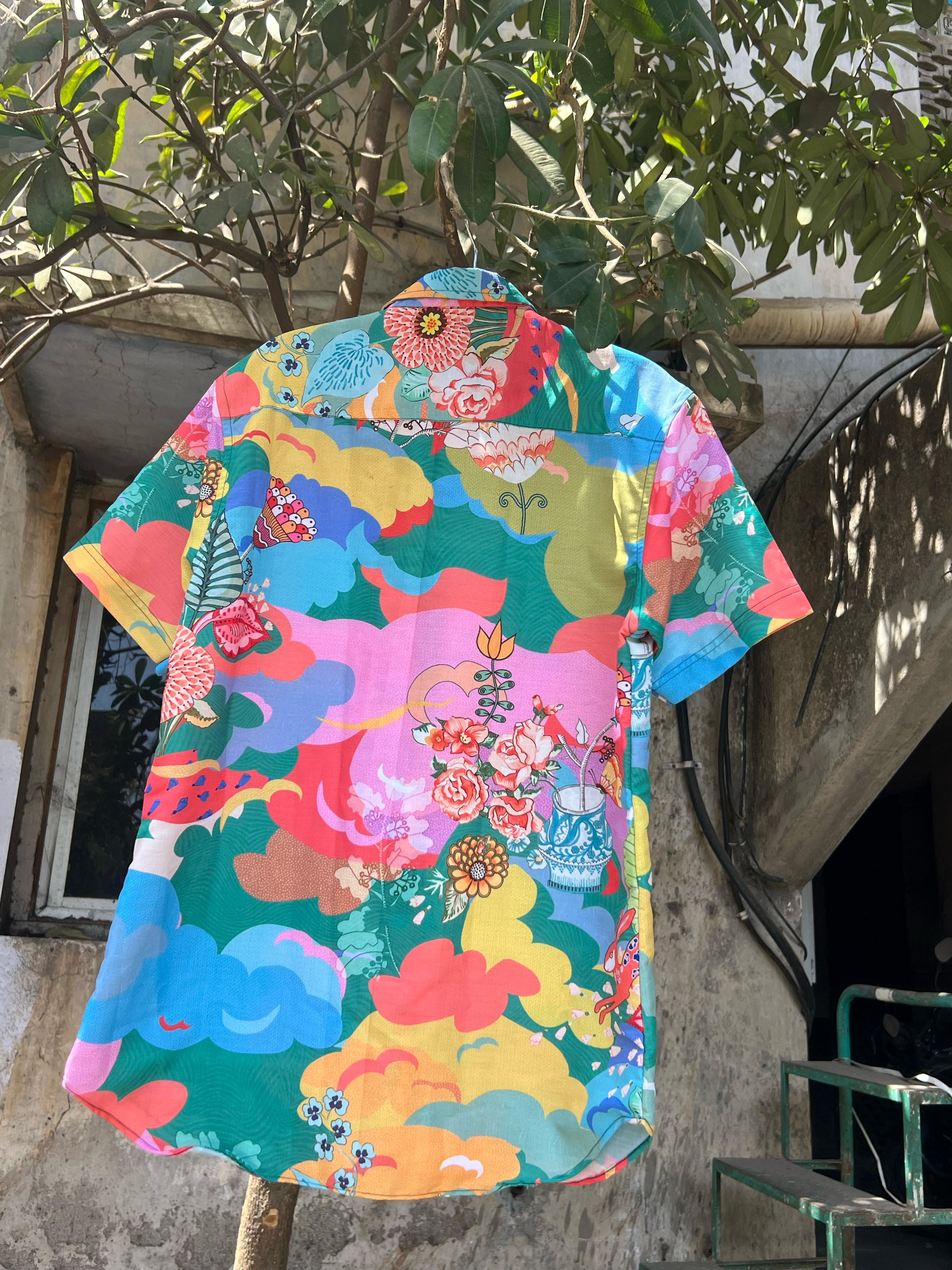 Shirt Dress With Man&