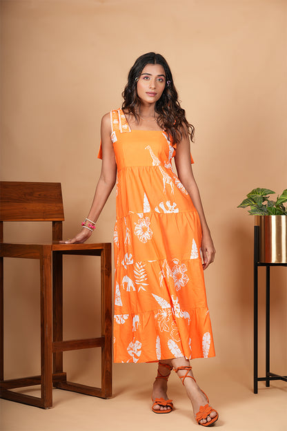 Cheerful maxi dress