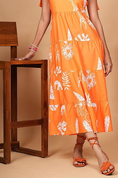 Cheerful maxi dress