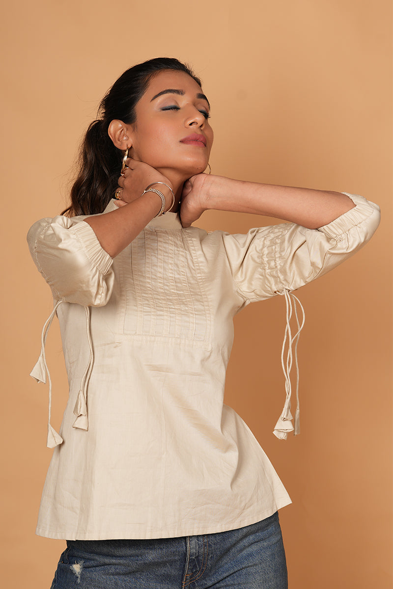 Fresh beige tunic