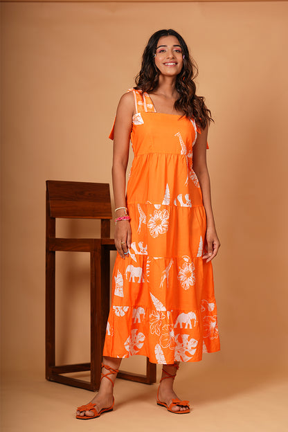 Cheerful maxi dress