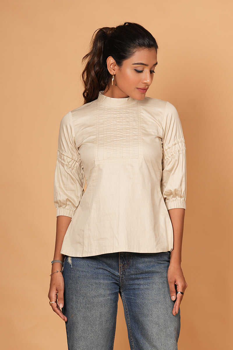 Fresh beige tunic