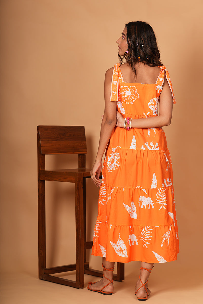 Cheerful maxi dress