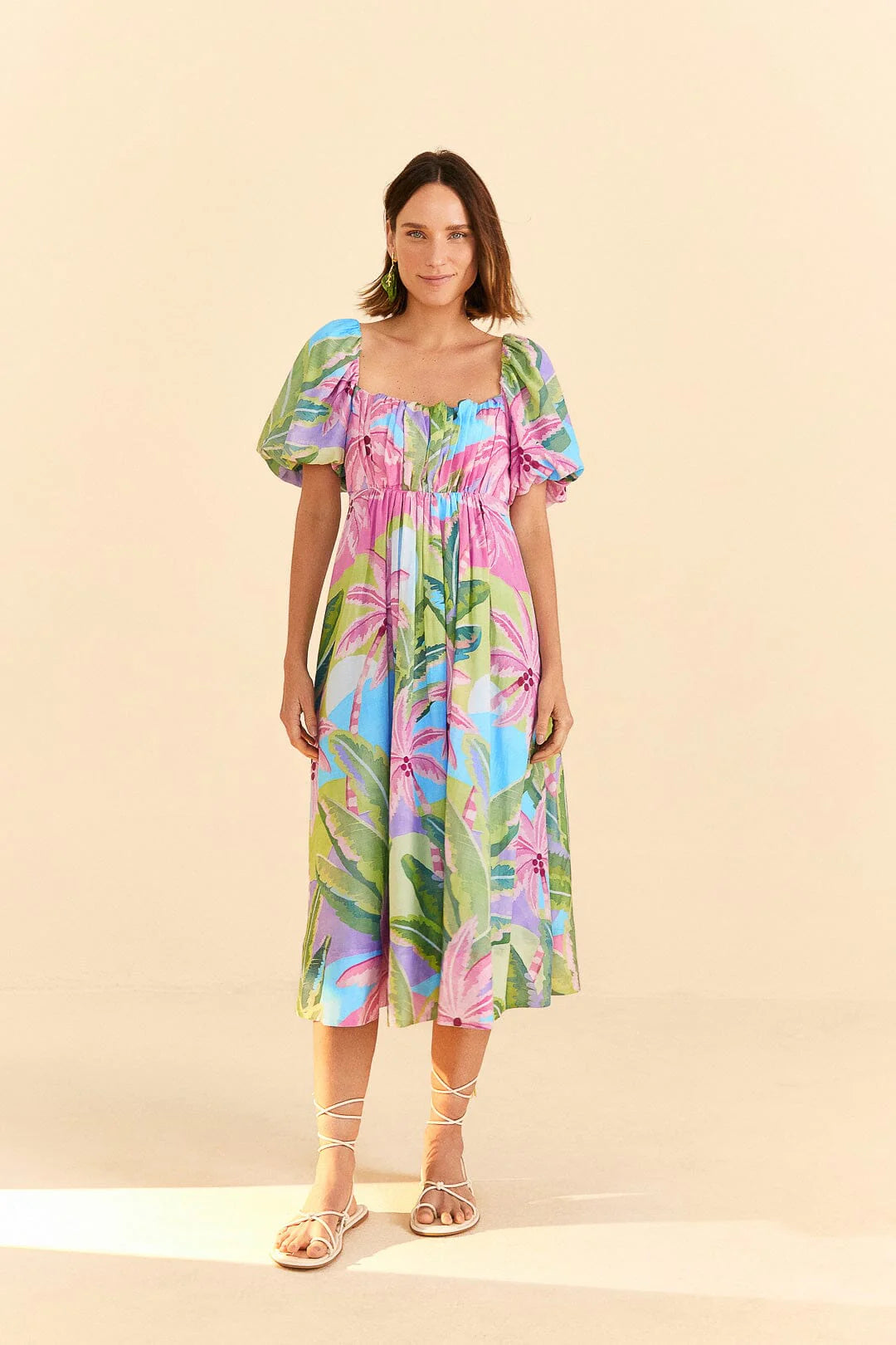 Floral Vibe Midi Dress