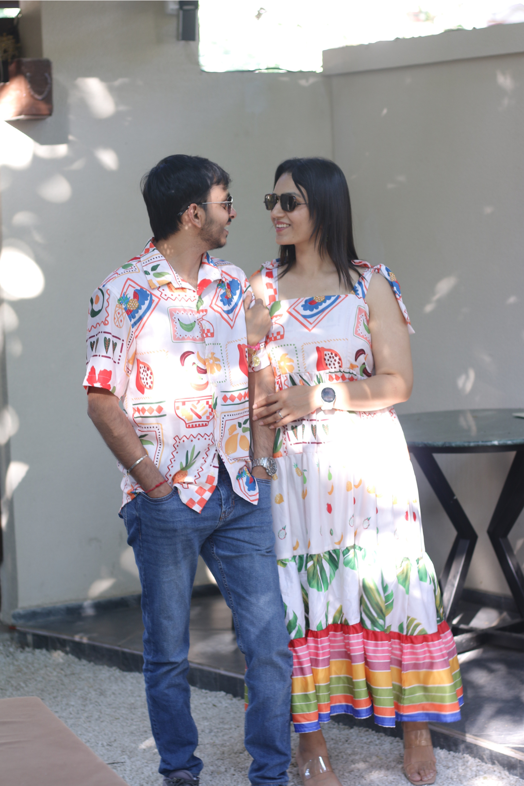 Tropical tier Couple Set