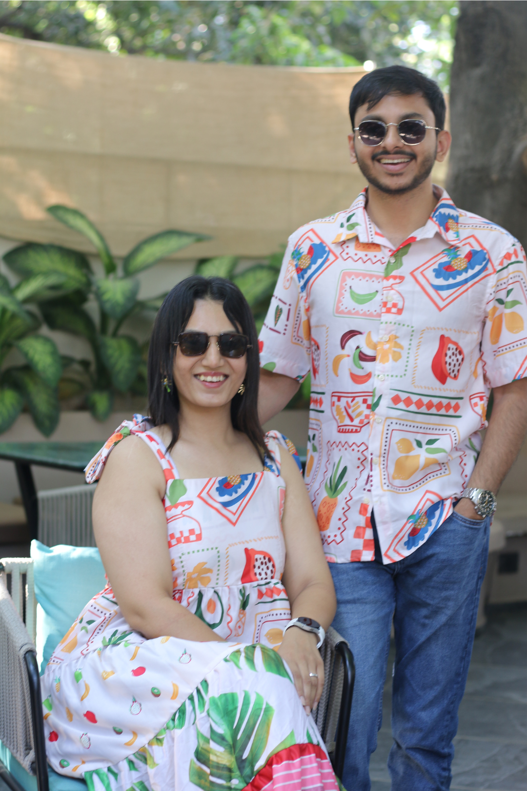 Tropical tier Couple Set
