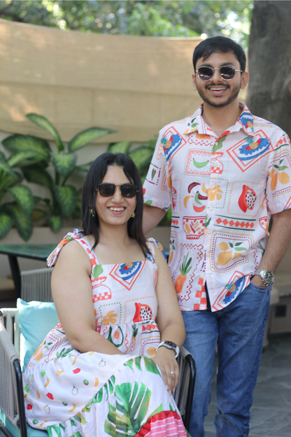 Tropical tier Couple Set
