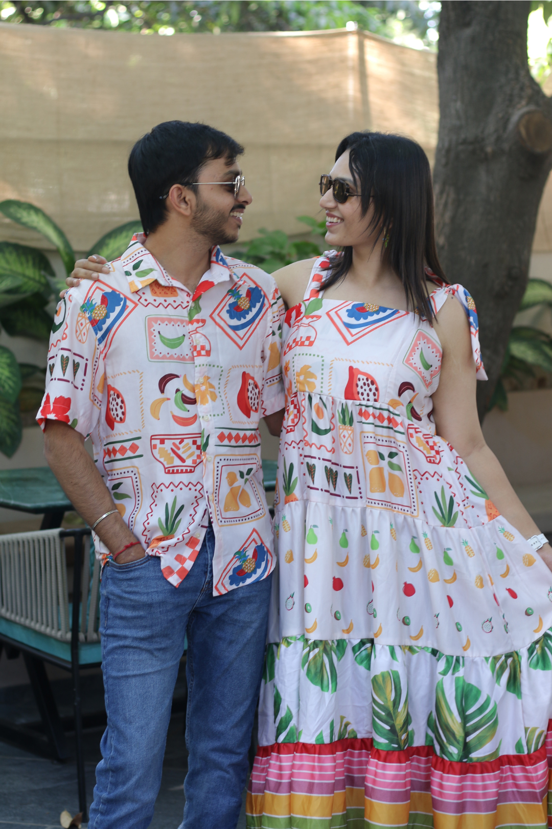 Tropical tier Couple Set