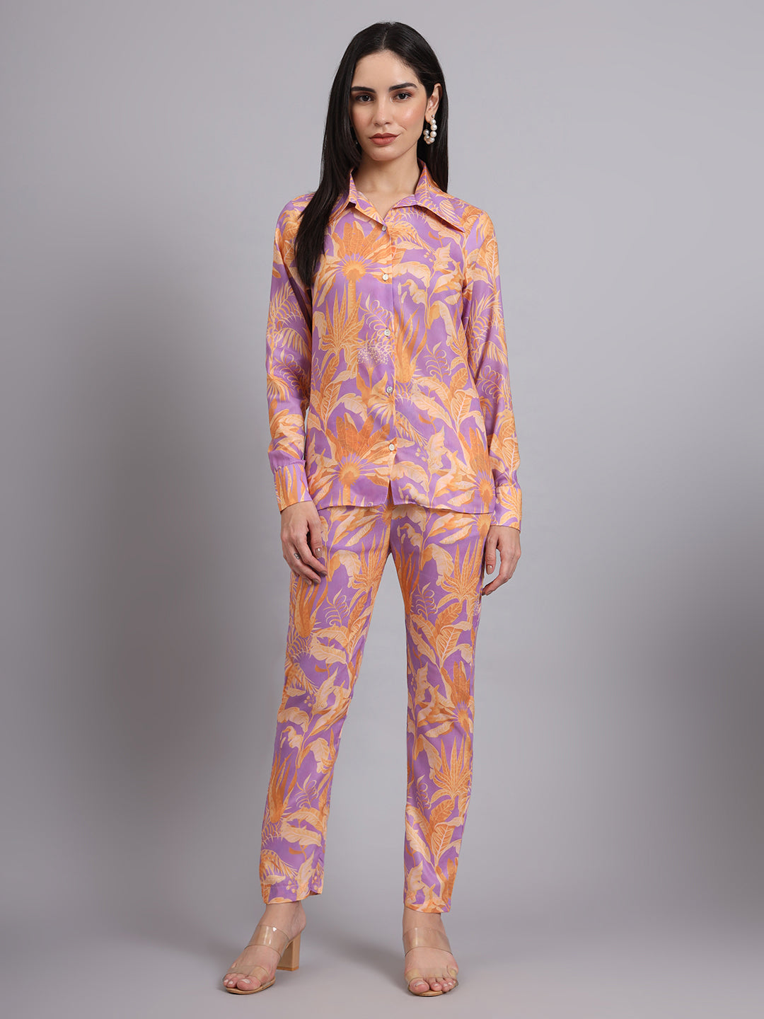 SUNSET BLOOM MUSLIN COORD SET