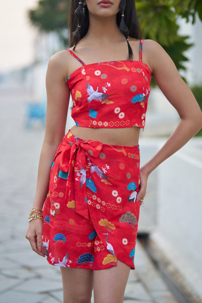 Beauty in her blood crop top