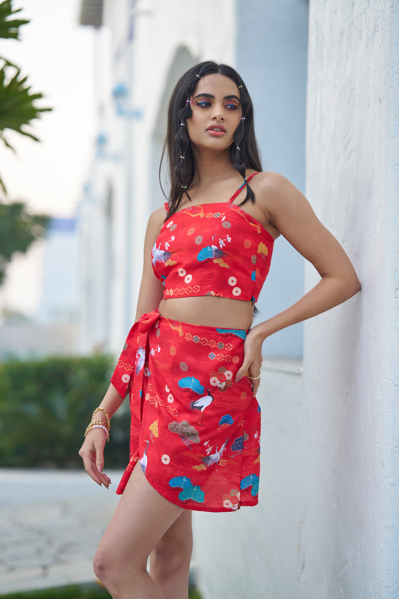 Beauty in her blood crop top