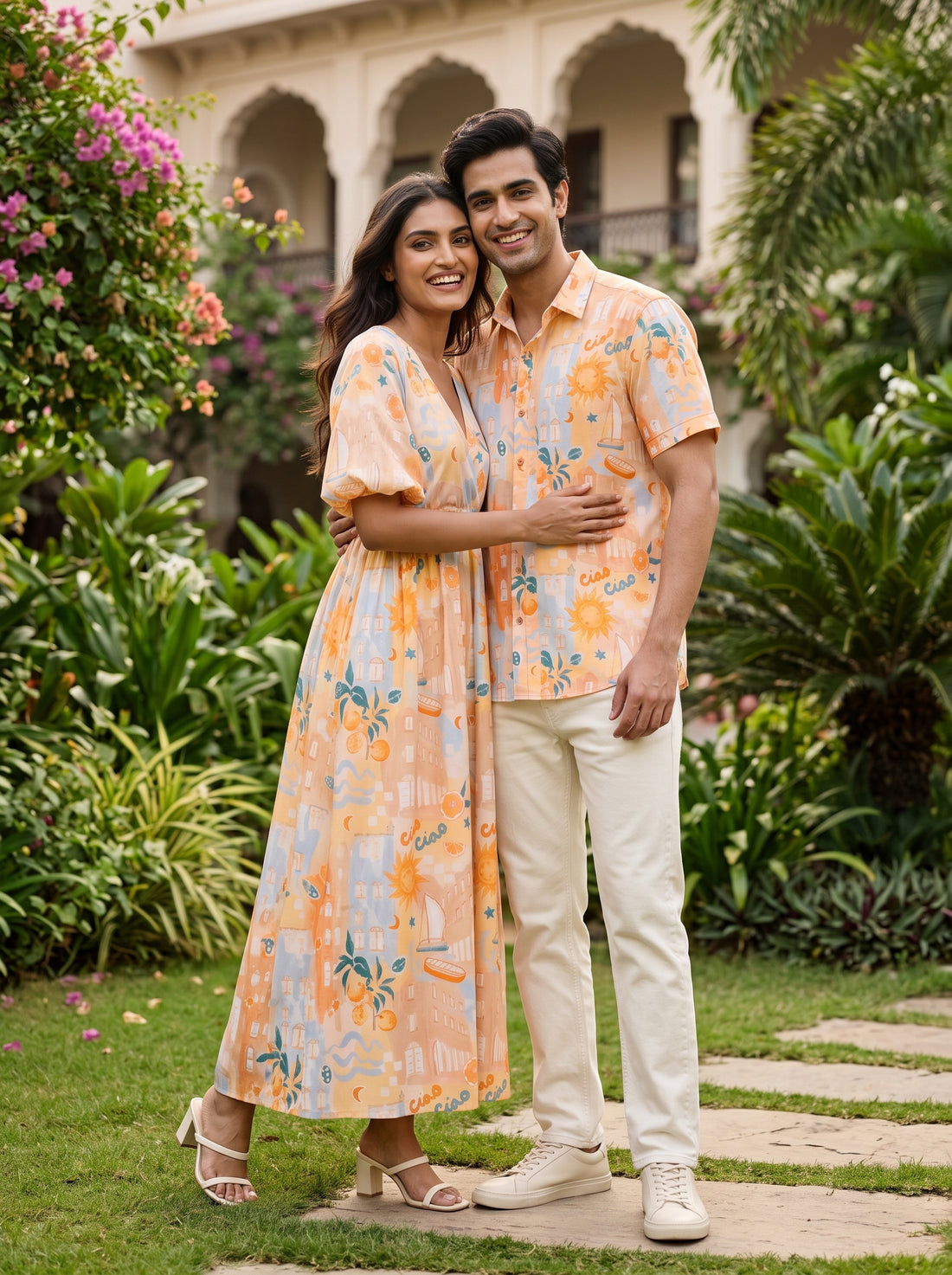 Positano Tie-Strap Couple Set