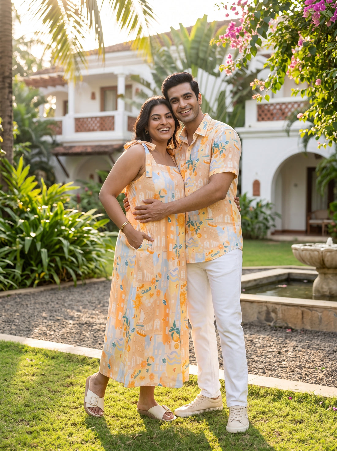 Ciao Bella Printed Couple Set