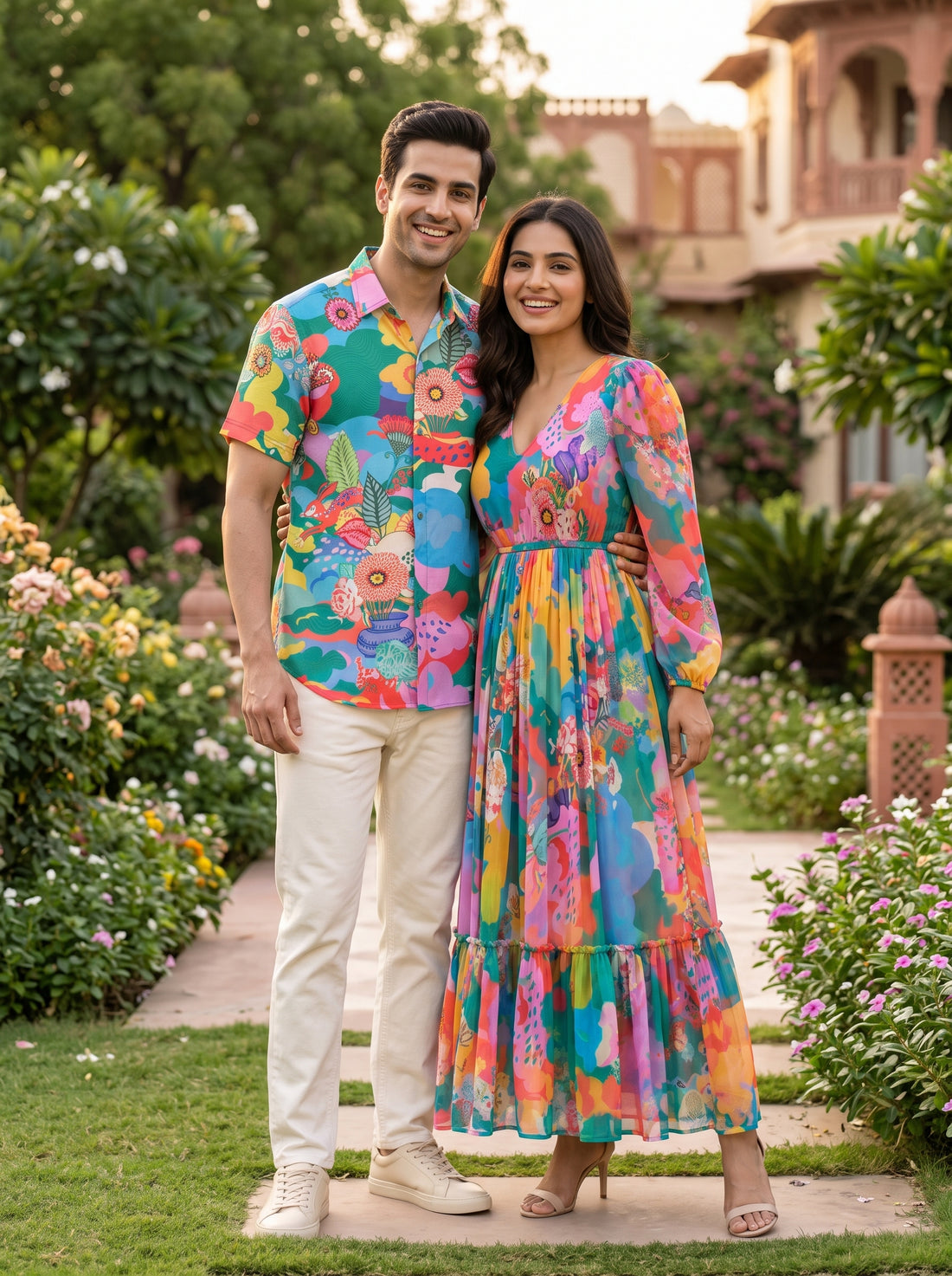 Aquamarine Maxi Couple Sets