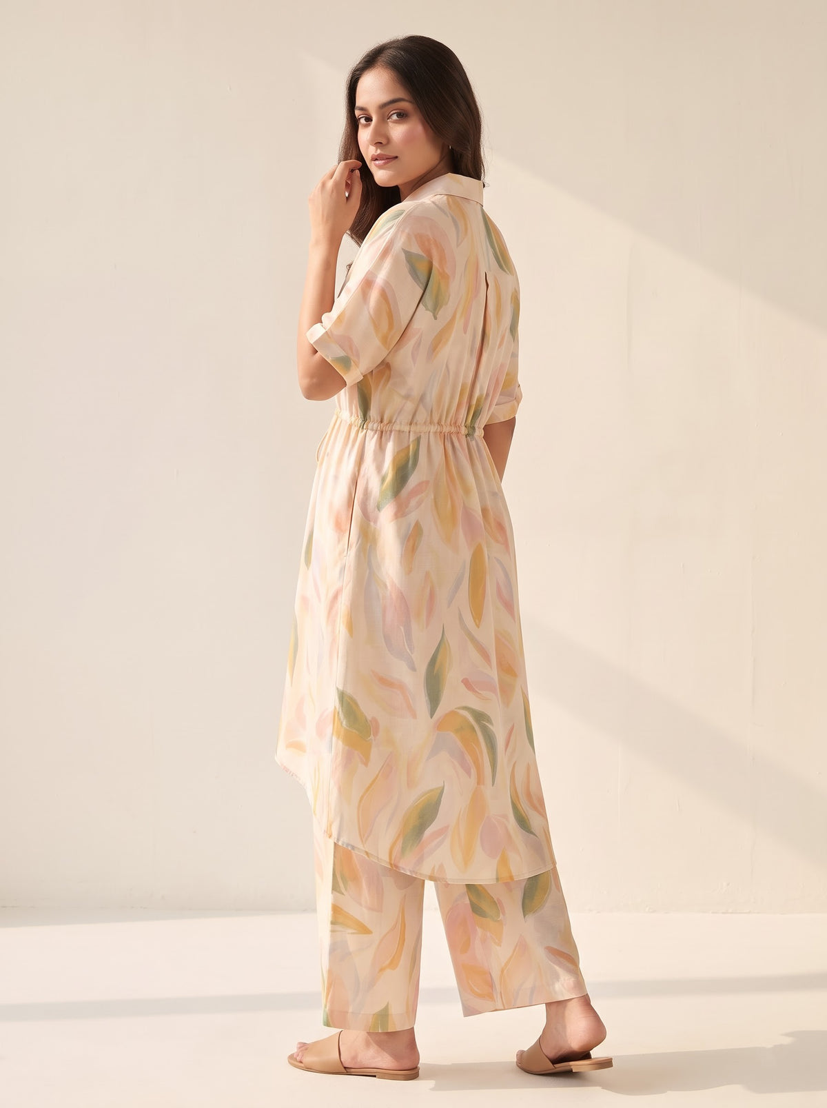 Pastel Abstract Printed Co-ord Set