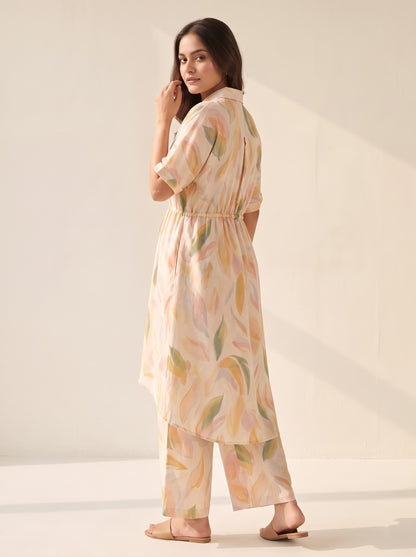 Pastel Abstract Printed Co-ord Set