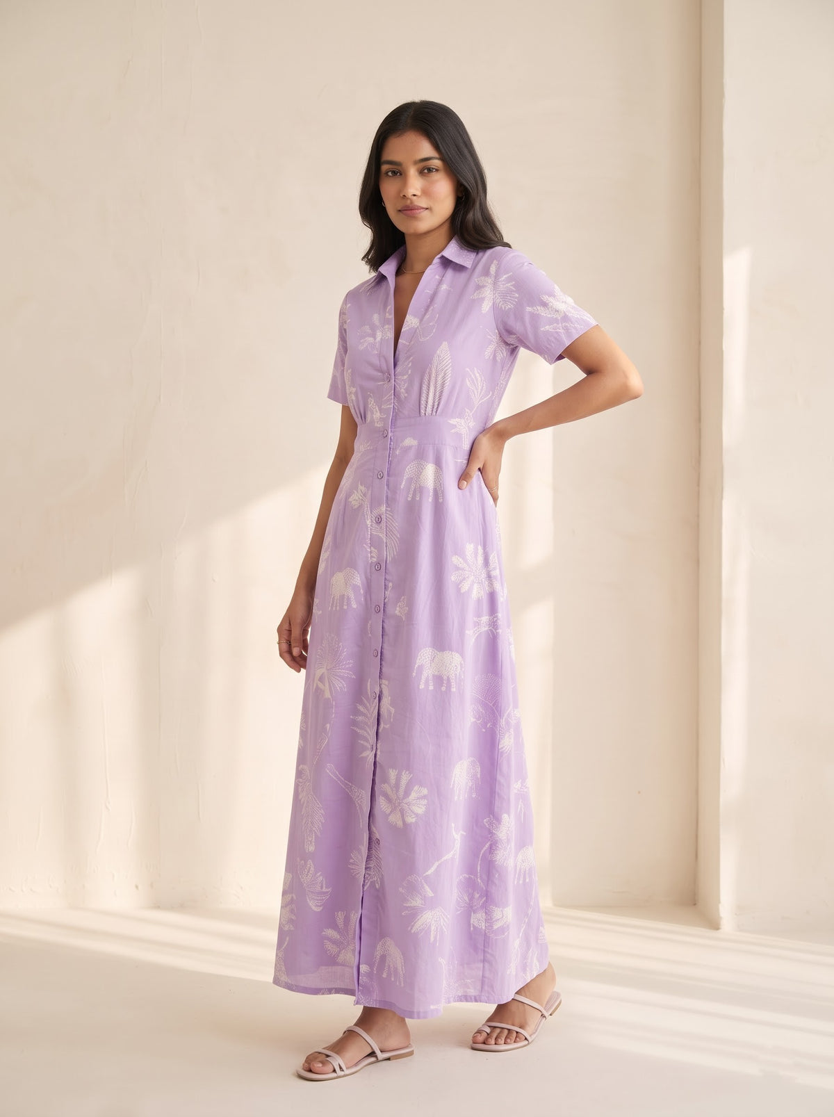 Lilac Maxi Dress