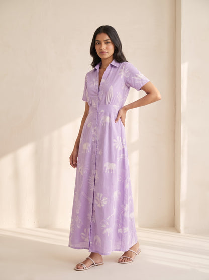 Lilac Maxi Dress