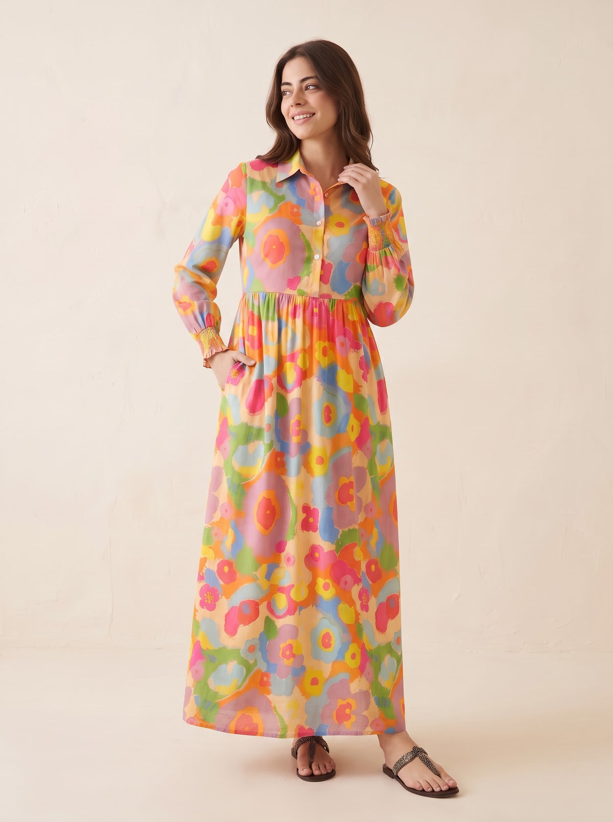 Cloudy Maxi Dress