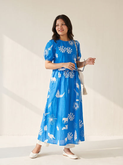 Bluebell Puff Sleeve Top &amp; Skirt Set