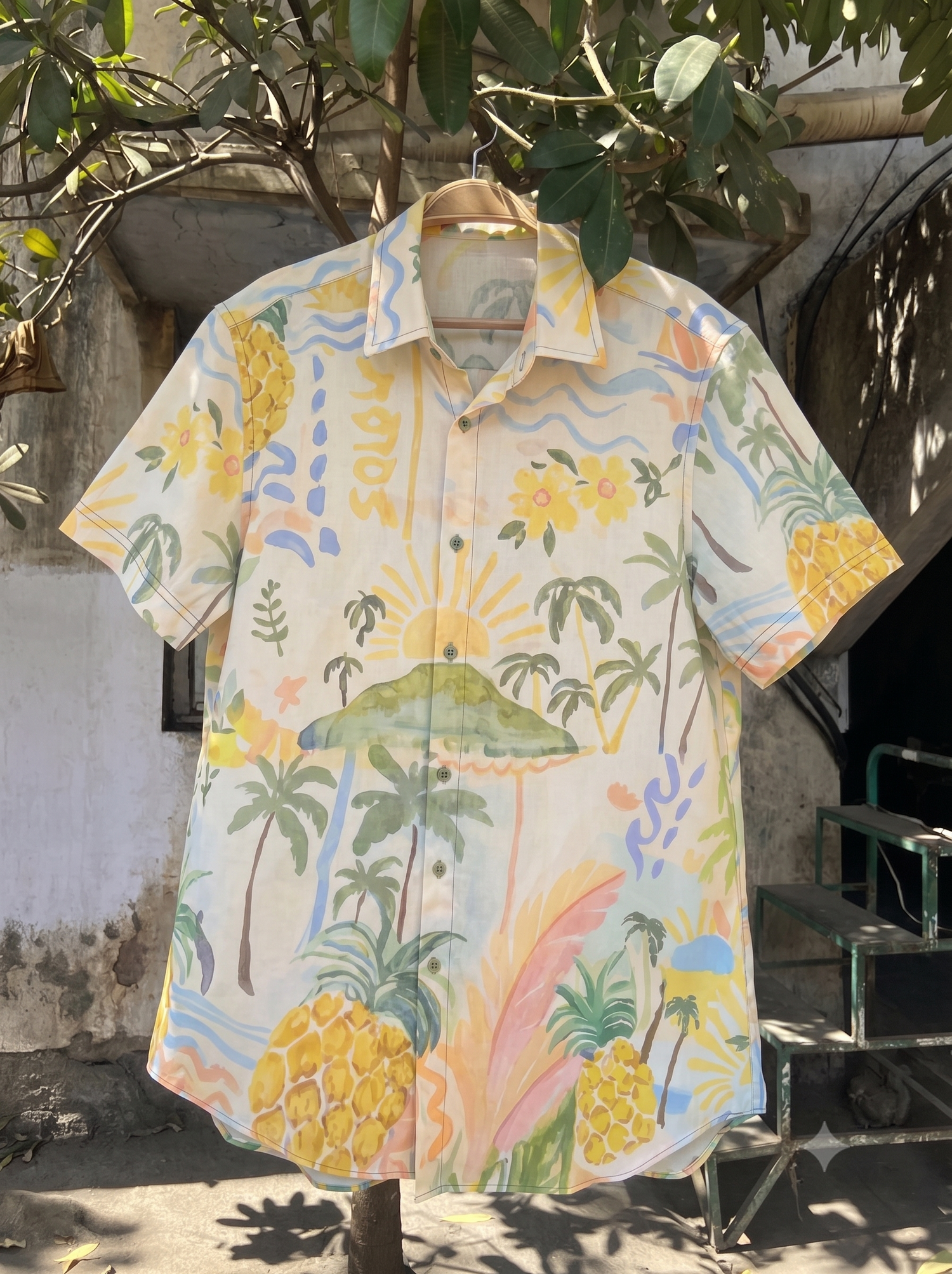 Tropical Print Couple Set