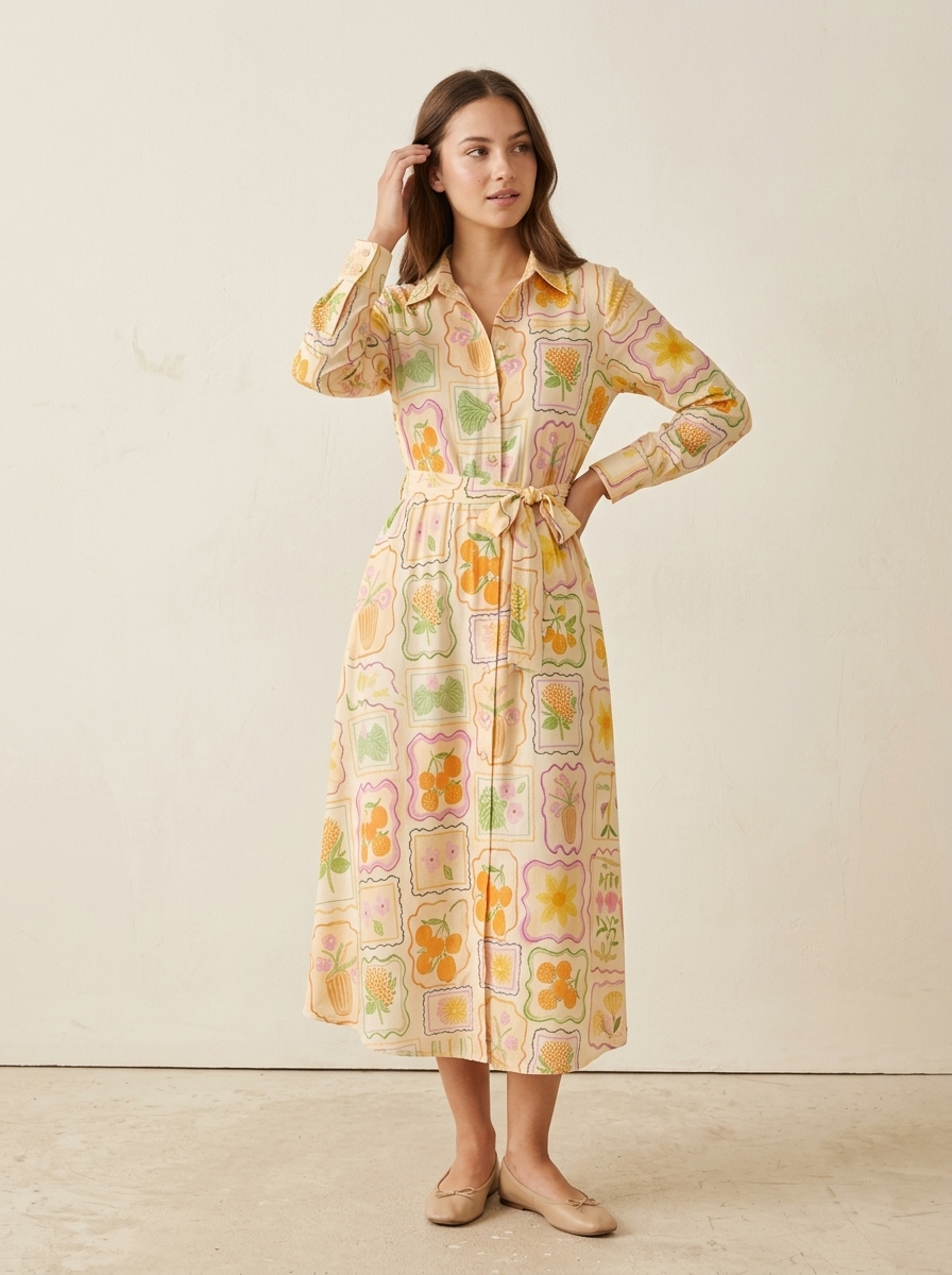 Prosperina Rebecca Midi Dress