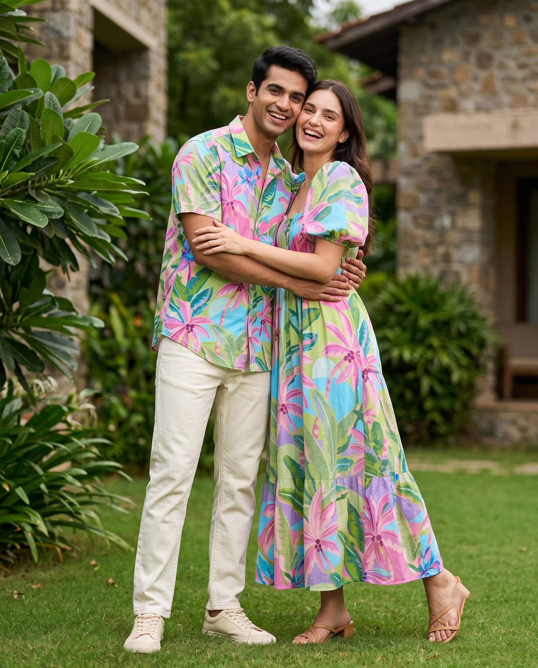 Floral Vibe Couple Set