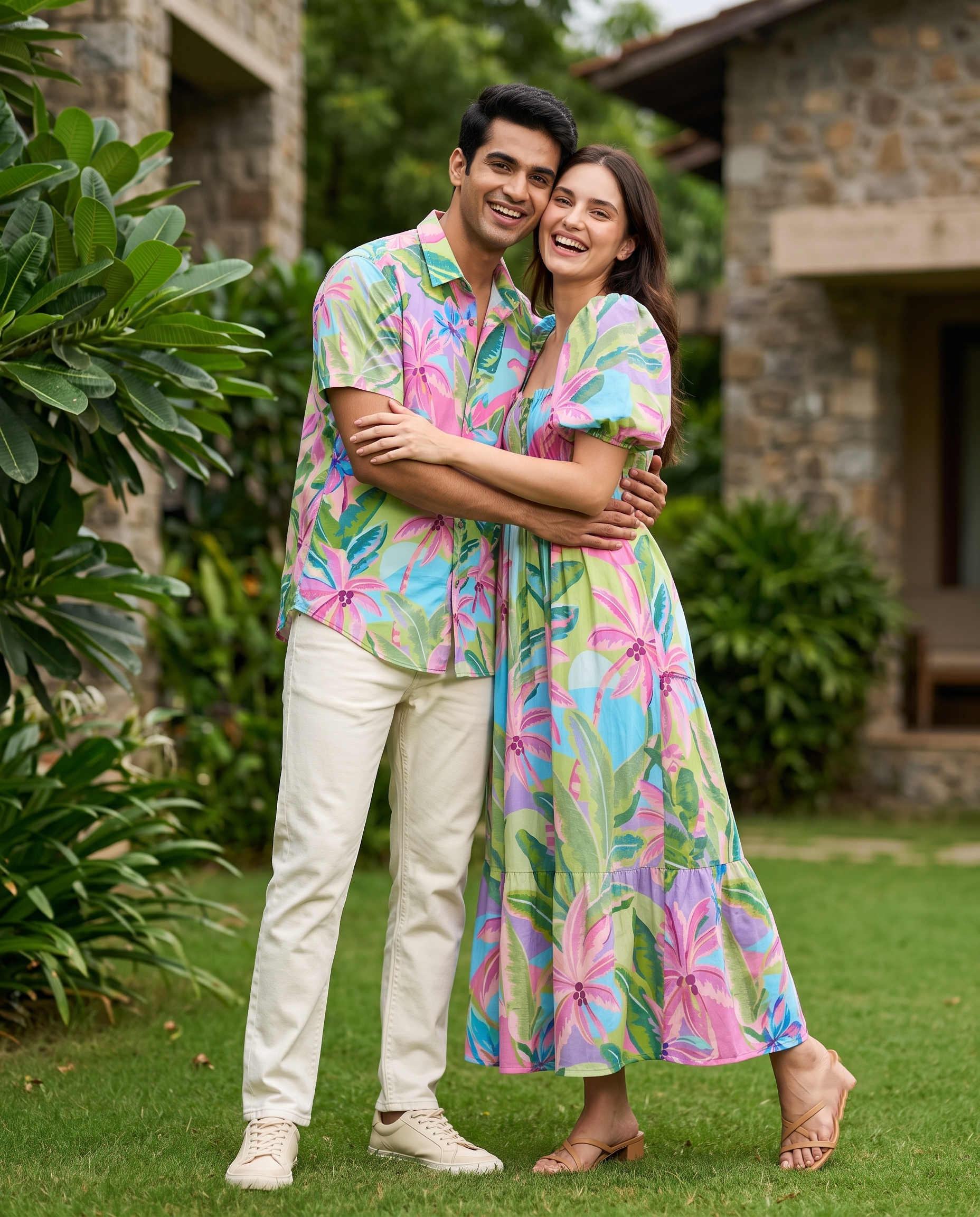 Floral Vibe Couple Set