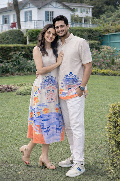 Pastel Horizon Couple Set