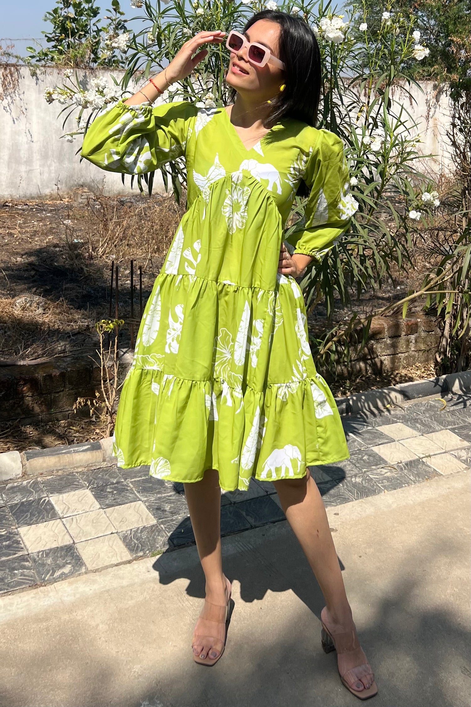 Lime Blossom dress