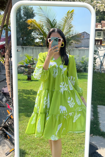 Lime Blossom dress