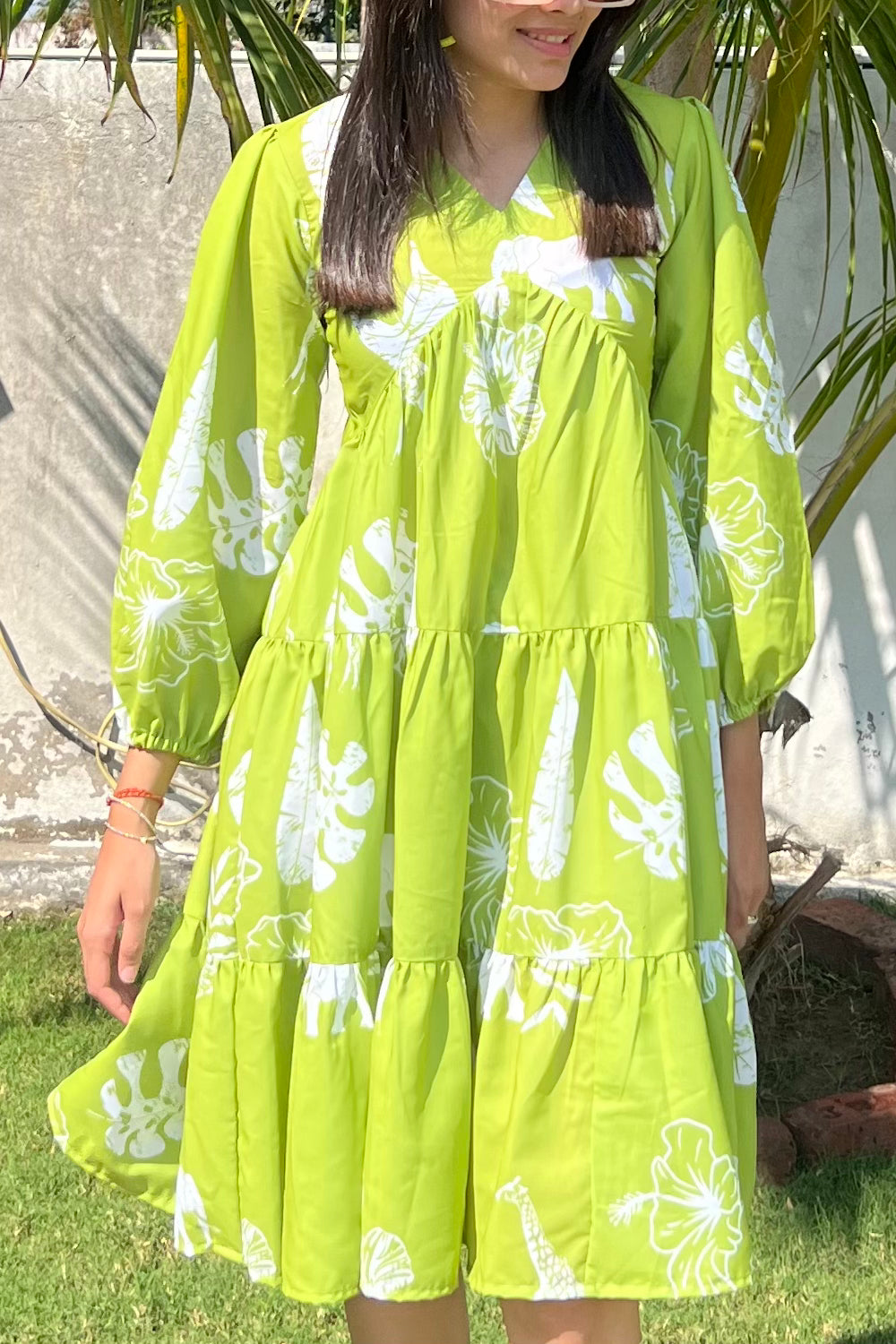 Lime Blossom dress