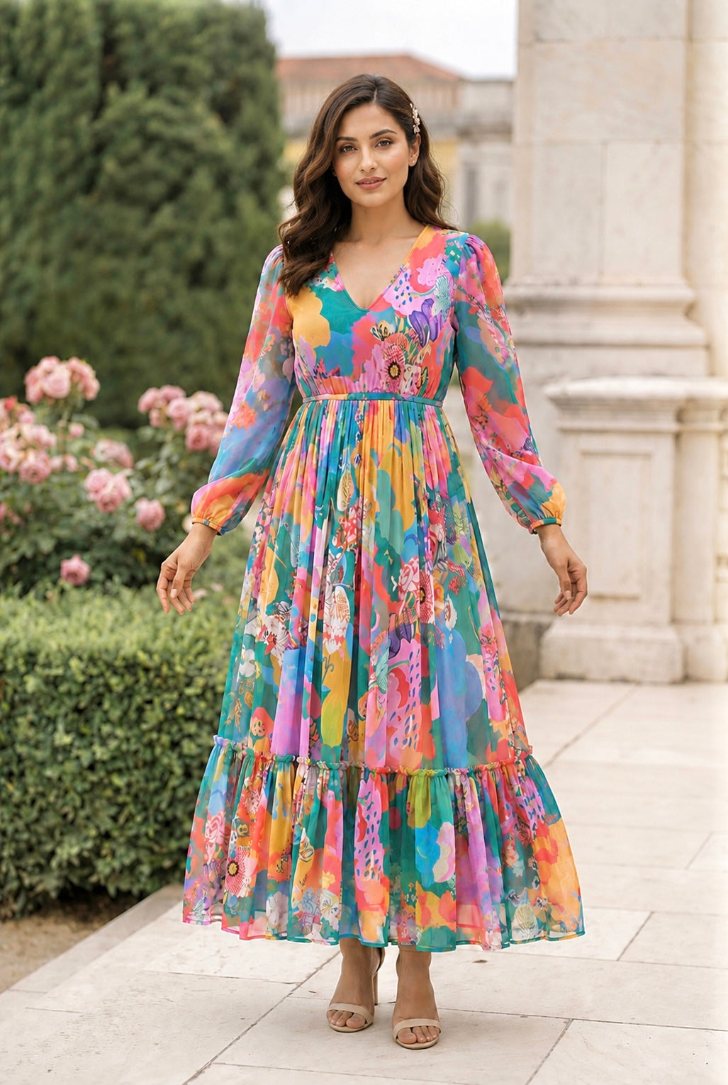 Aquamarine Maxi dress