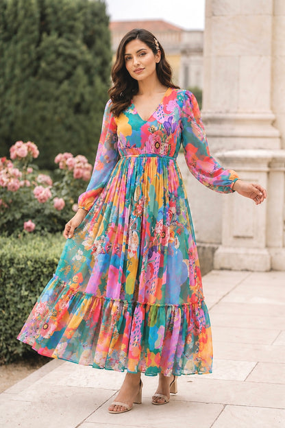 Aquamarine Maxi dress