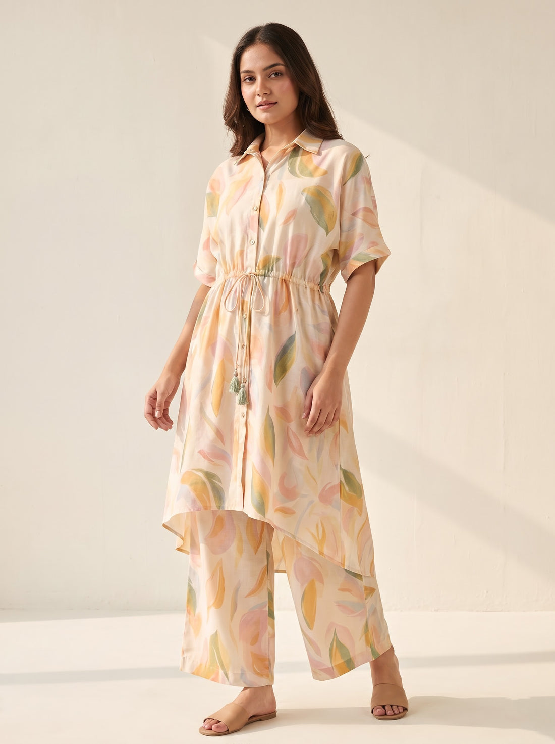 Pastel Abstract Printed Co-ord Set