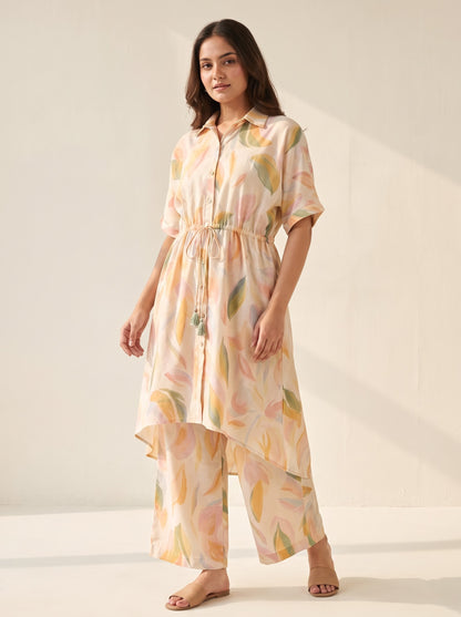 Pastel Abstract Printed Co-ord Set