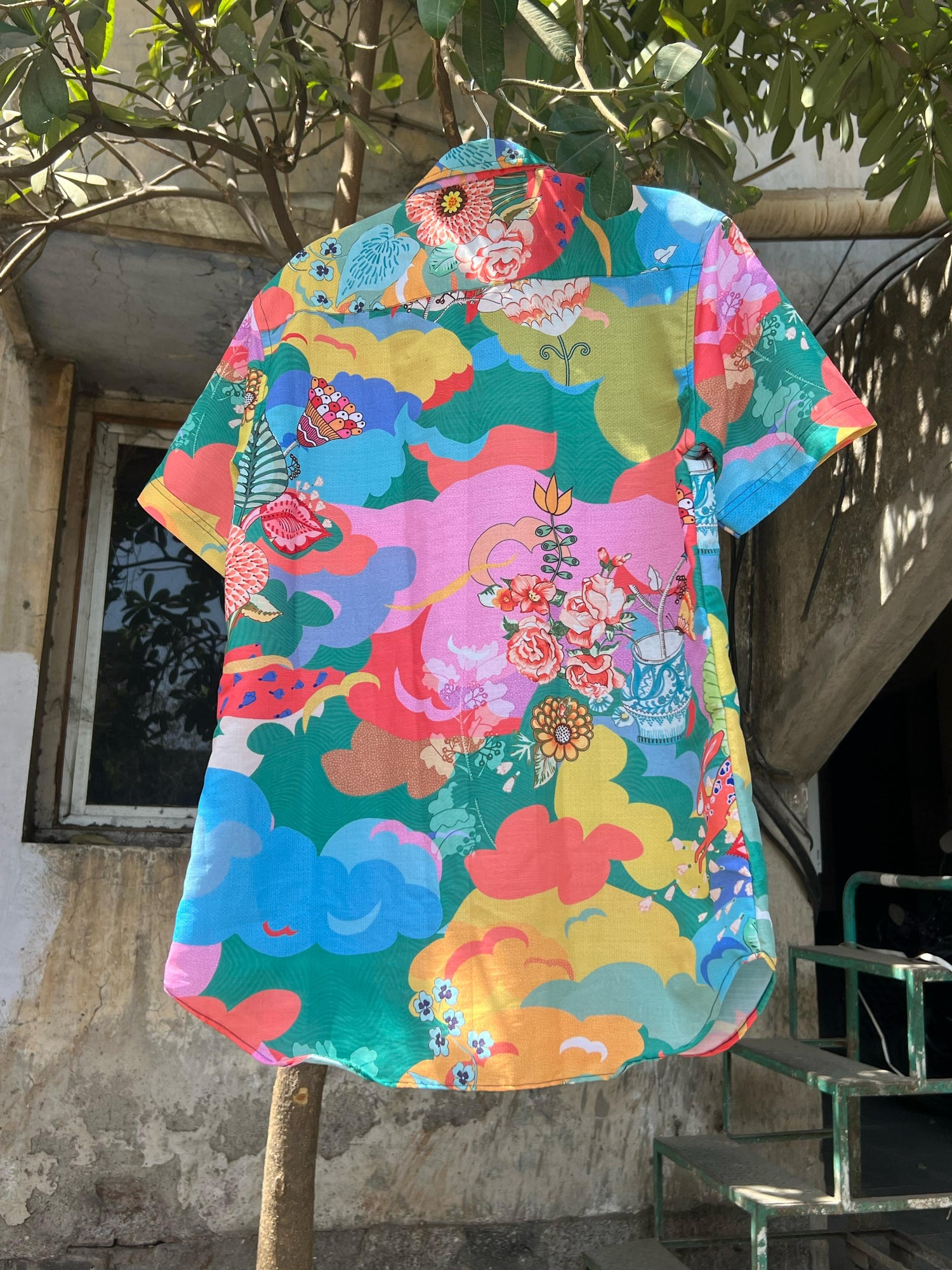 Aquamarine Adjustable Skirt &amp; Man Shirt