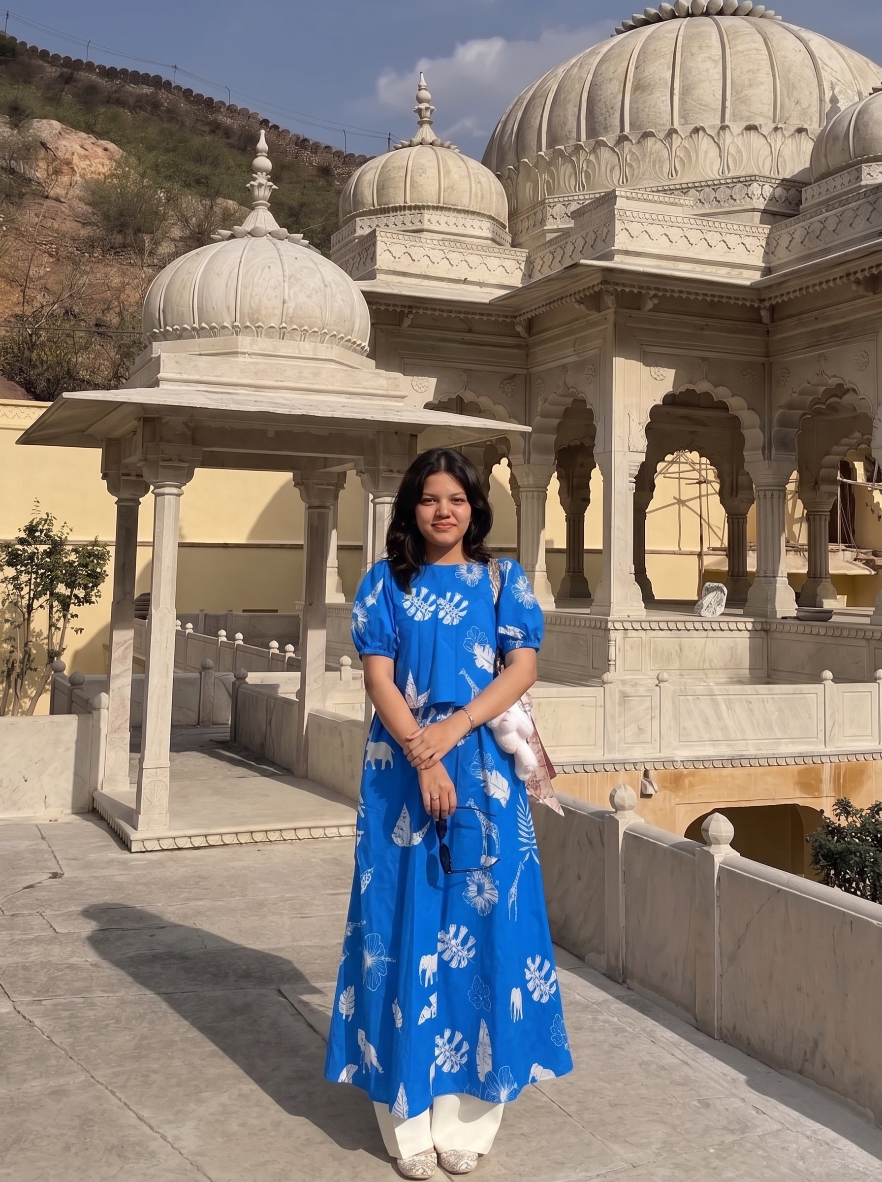 Bluebell Puff Sleeve Top &amp; Skirt Set