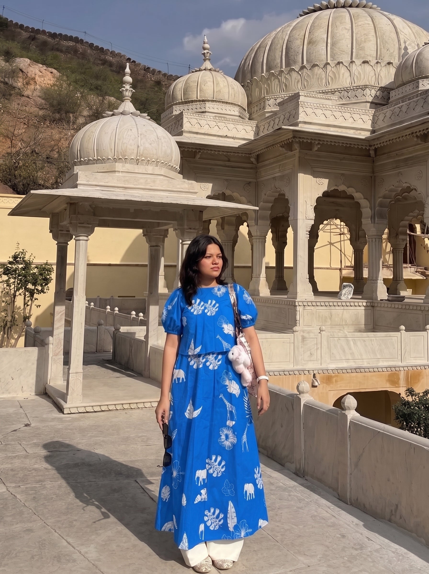 Bluebell Puff Sleeve Top &amp; Skirt Set