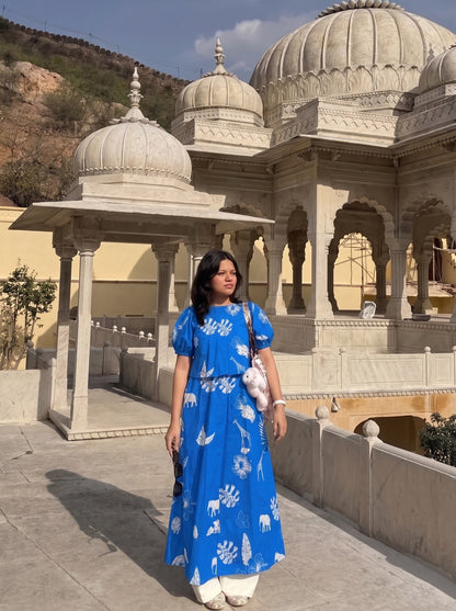 Bluebell Puff Sleeve Top &amp; Skirt Set