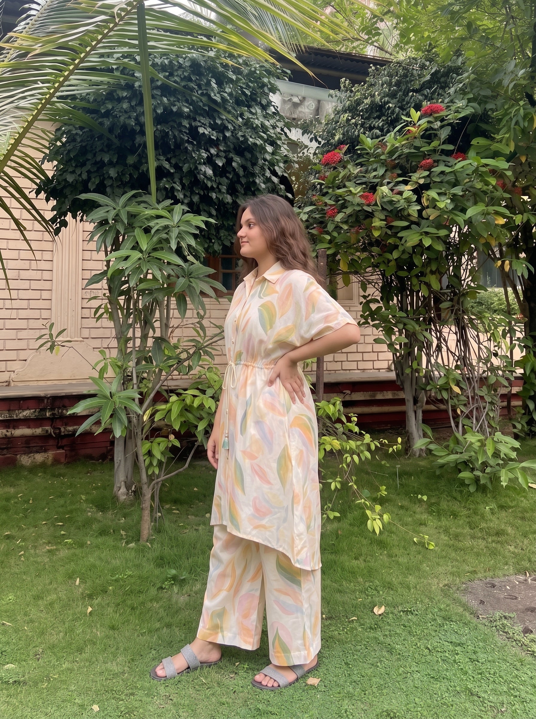 Pastel Abstract Printed Co-ord Set