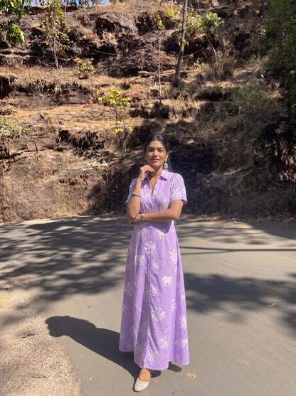 Lilac Maxi Dress